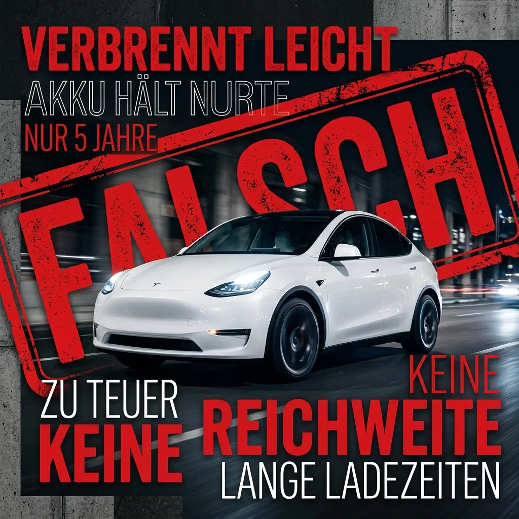 E-Auto Mythen entkräftet: 15 Irrtümer die sich hartnäckig halten