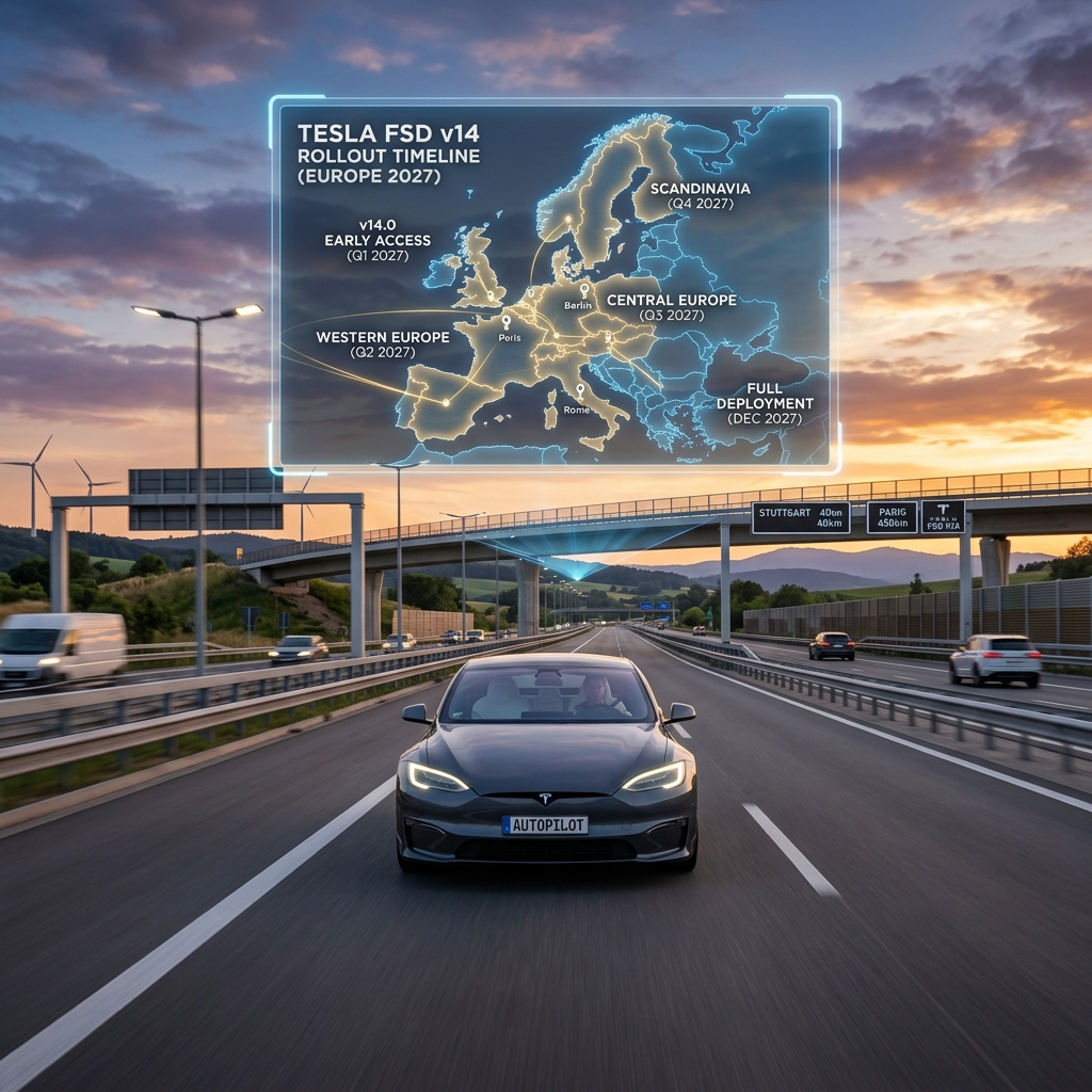 FSD v14 in Europa: Zeitplan, Regulierung und was sich für deutsche Tesla-Fahrer ändert