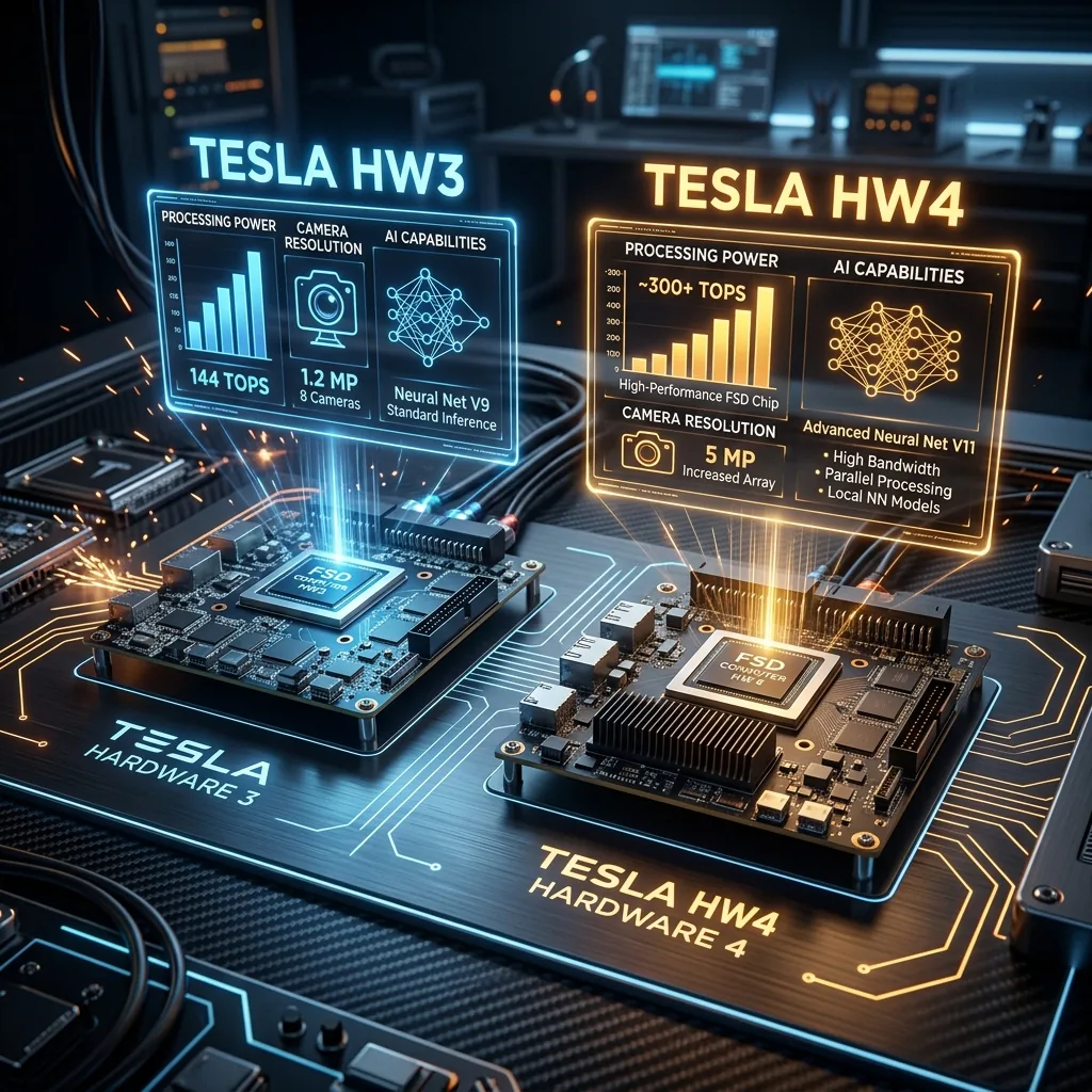 HW4 vs HW3: Brauchst du Hardware 4 für FSD?