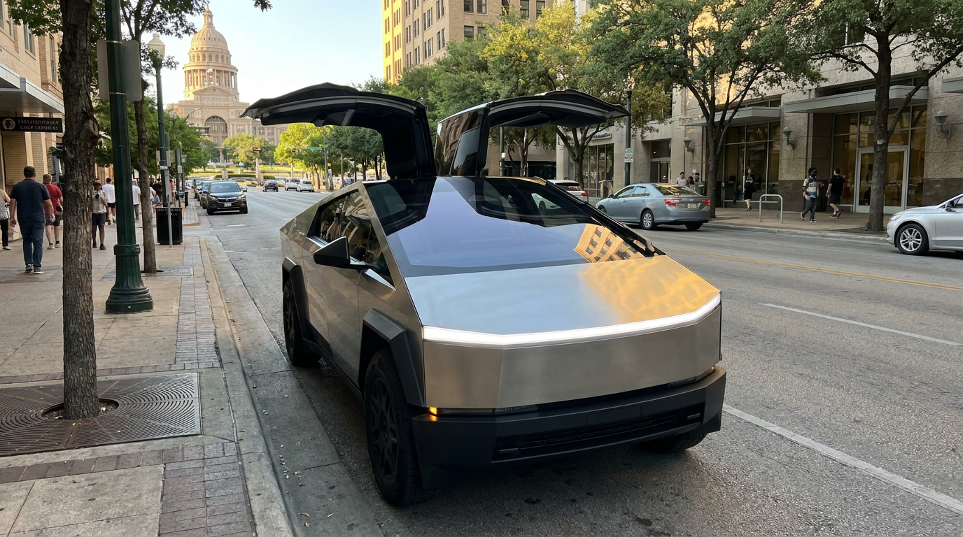 Tesla Cybercab in Austin enthüllt: Offizieller Start der ersten Fahrten ohne Lenkrad
