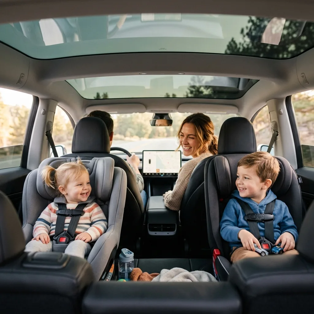 Tesla mit Kindern: Familien-Guide für Model Y und Model X
