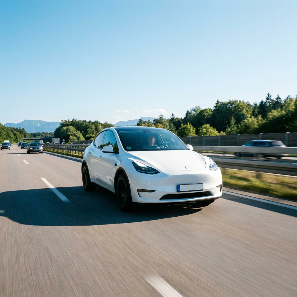 Tesla Model Y Reichweiten-Realitätscheck: Wie weit kommst du auf der deutschen Autobahn bei 130 km/h wirklich?