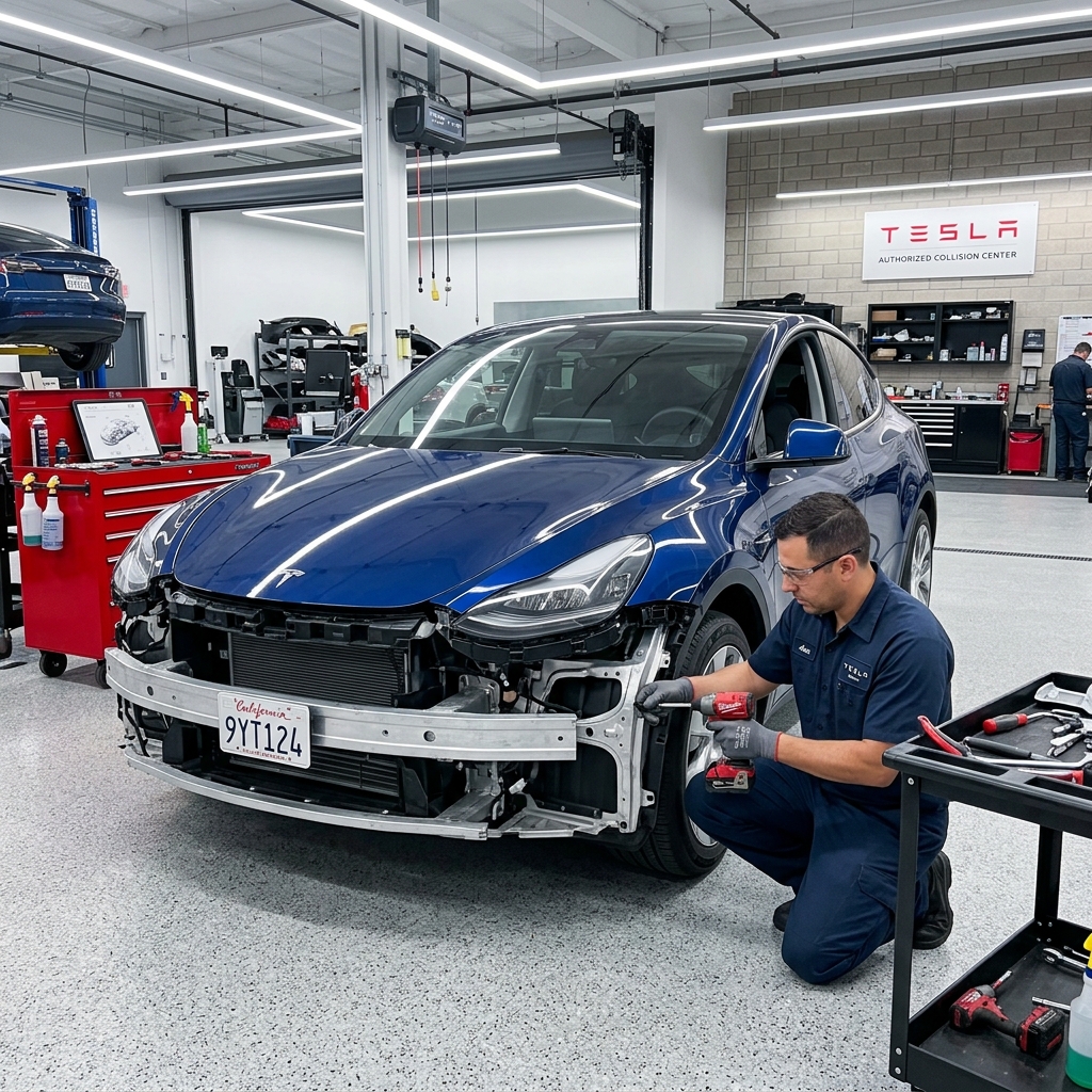 Tesla Unfallreparatur: Kosten, Dauer und warum es so teuer ist