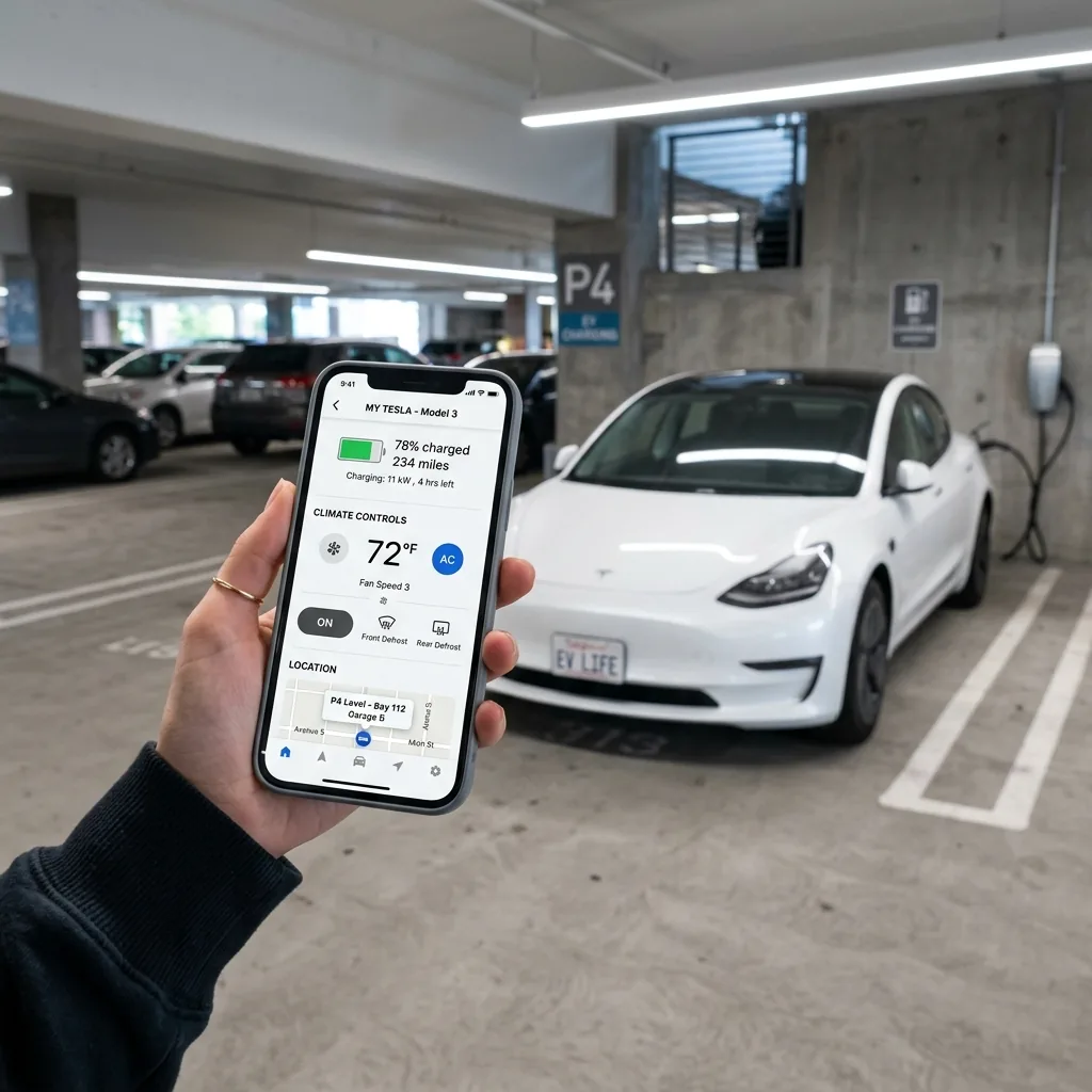 Tesla App 2026: Alle Funktionen im Detail erklärt